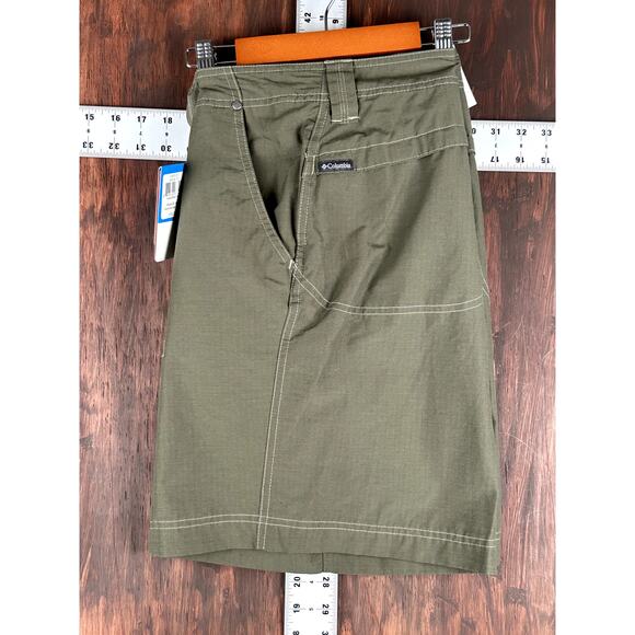 Columbia Hiking Ripstop Shorts‎ 9" Inseam Modern Classic Omni-Shade Green Men 38 - Picture 4 of 7
